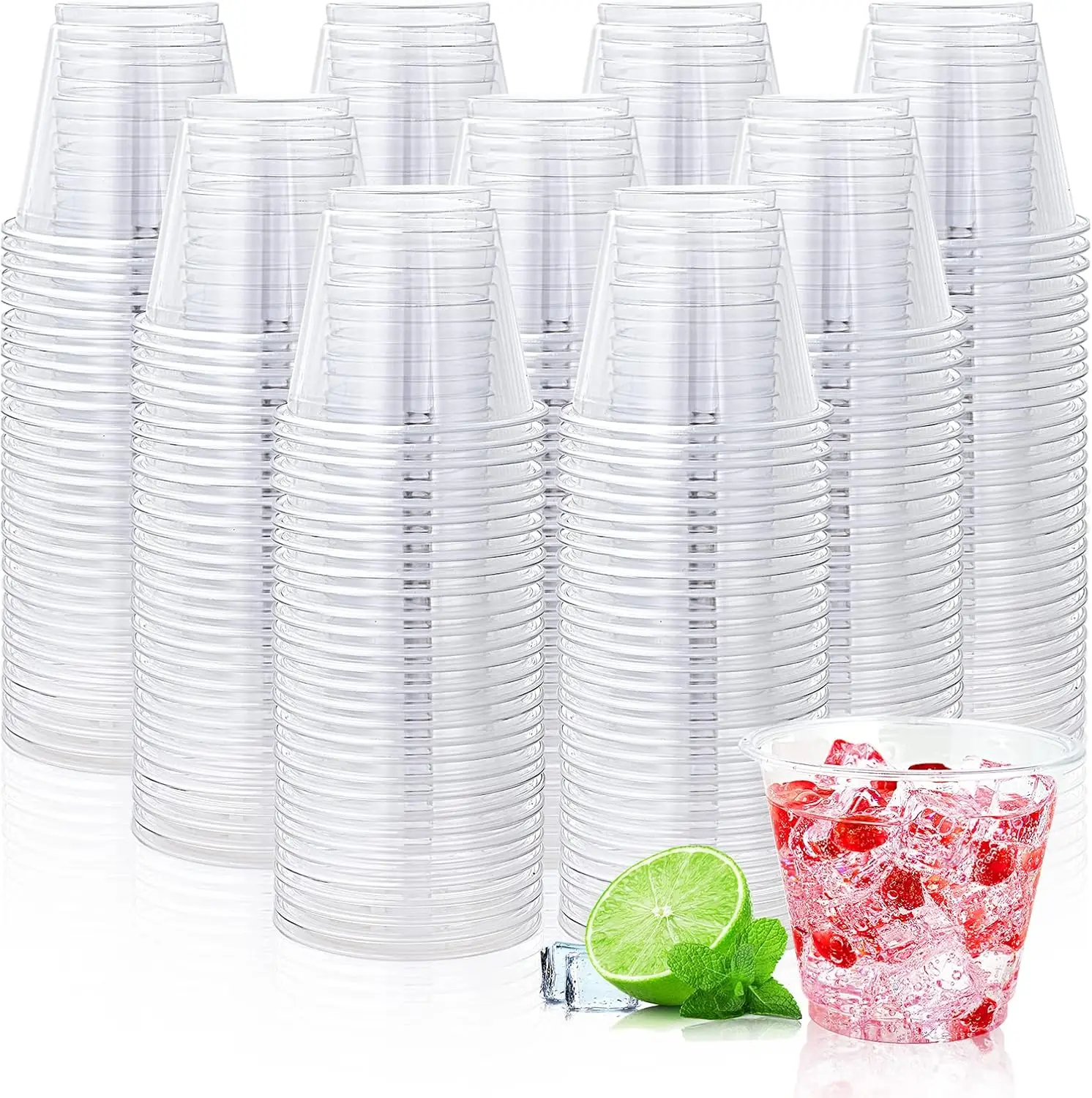 1000 Pack 9 oz Clear Plastic Cups, 9 Ounce Disposable Plastic Drinking Cups, Crystal Clear, for Parties, Ceremonies, Events
1000 Pack 9 oz Clear Plastic Cups, 9 Ounce Disposable Plastic Drinking Cups, Crystal Clear, for Parties, Ceremonies, Events