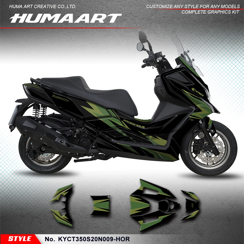 HUMAART Adhesive Sticker Wrap Design for KYMCO XCITING S350 & DT X360 2020 2021 2022 2023 2024 2025 Scooter, KYCT350S20N009-HOR
HUMAART Adhesive Sticker Wrap Design for KYMCO XCITING S350 & DT X360 2020 2021 2022 2023 2024 2025 Scooter, KYCT350S20N009-HOR