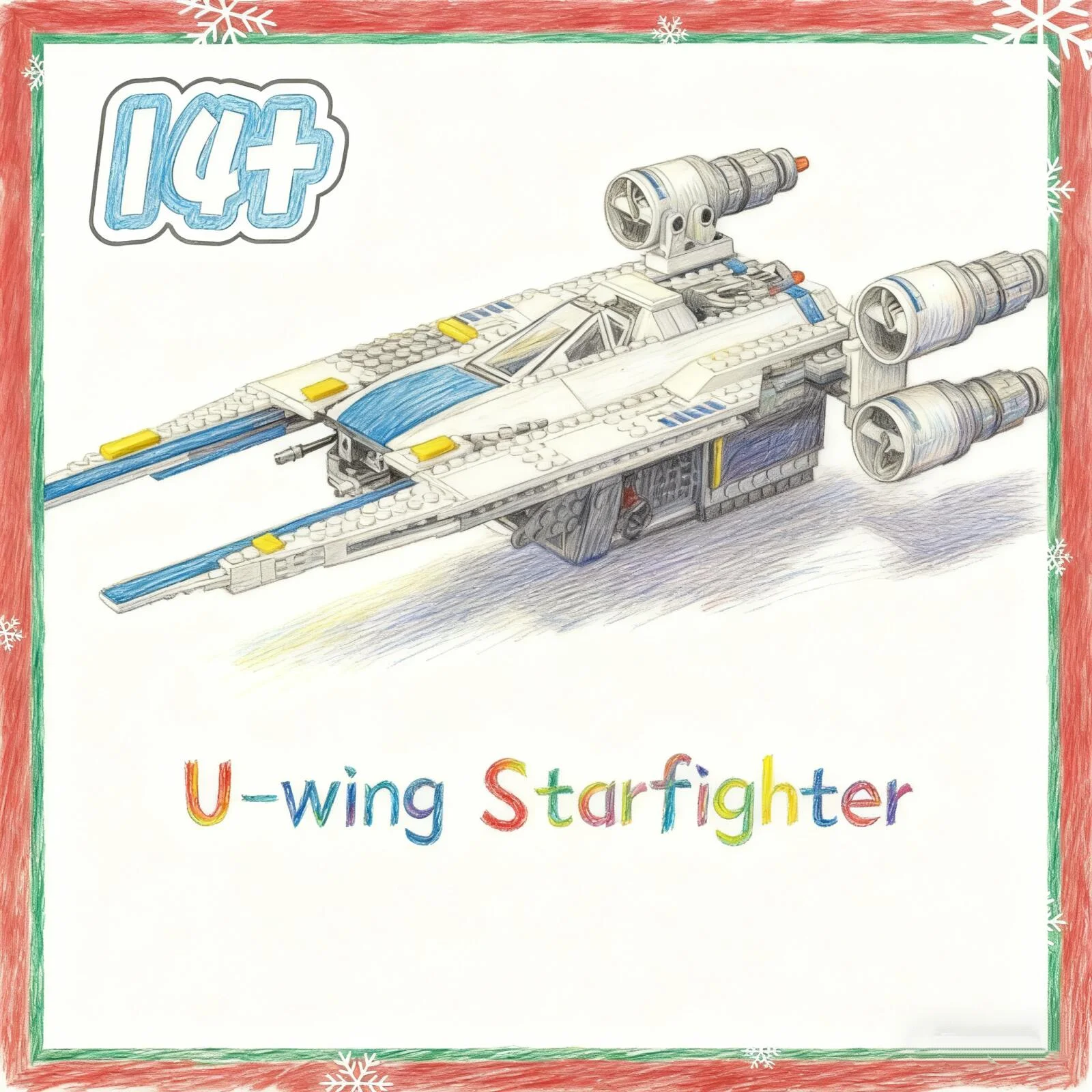 594pcs Star Interstellar Conflict Rebel U Wing Starfighter Ship Premium Spaceship 75399 Building Blocks Birthday Christmas Gift
594pcs Star Interstellar Conflict Rebel U Wing Starfighter Ship Premium Spaceship 75399 Building Blocks Birthday Christmas Gift