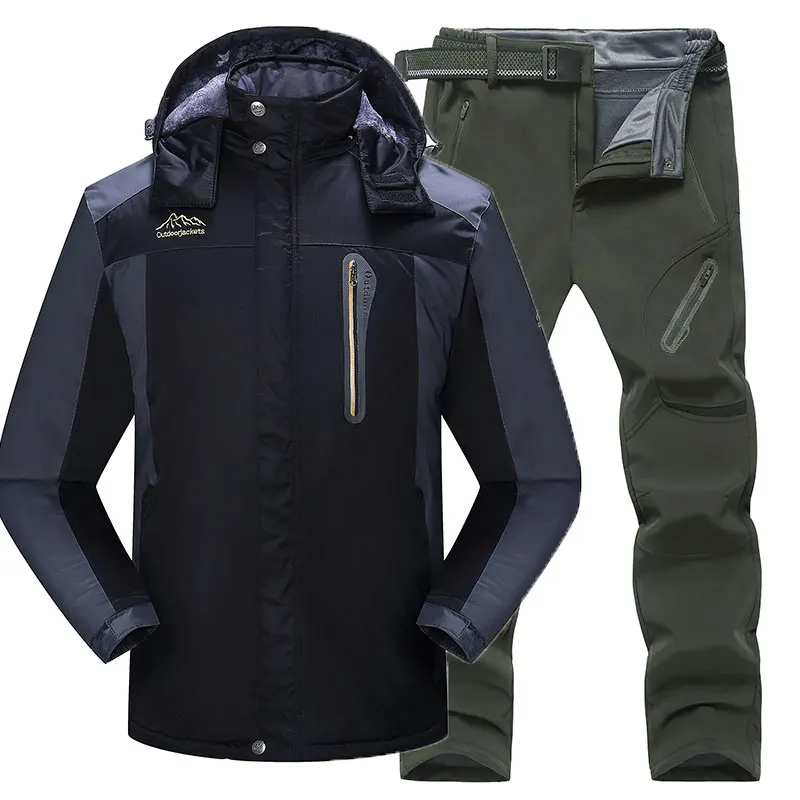 Ski Suit Men Winter Warm Waterproof Outdoor Sports Snow Jackets and Camping Pants Hot Ski Equipment Snowboard Parkas Jacket
Ski Suit Men Winter Warm Waterproof Outdoor Sports Snow Jackets and Camping Pants Hot Ski Equipment Snowboard Parkas Jacket