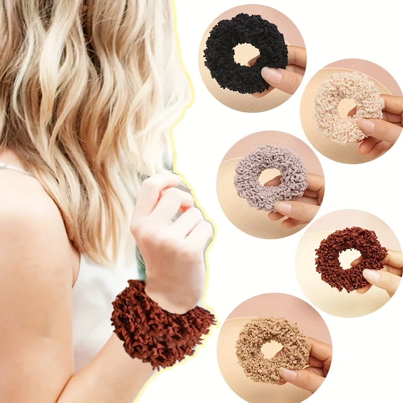 European And American Autumn/Winter Plush Hair Rings 6PCS Retro Hair Rope Cute Versatile Hair Accessories
European And American Autumn/Winter Plush Hair Rings 6PCS Retro Hair Rope Cute Versatile Hair Accessories