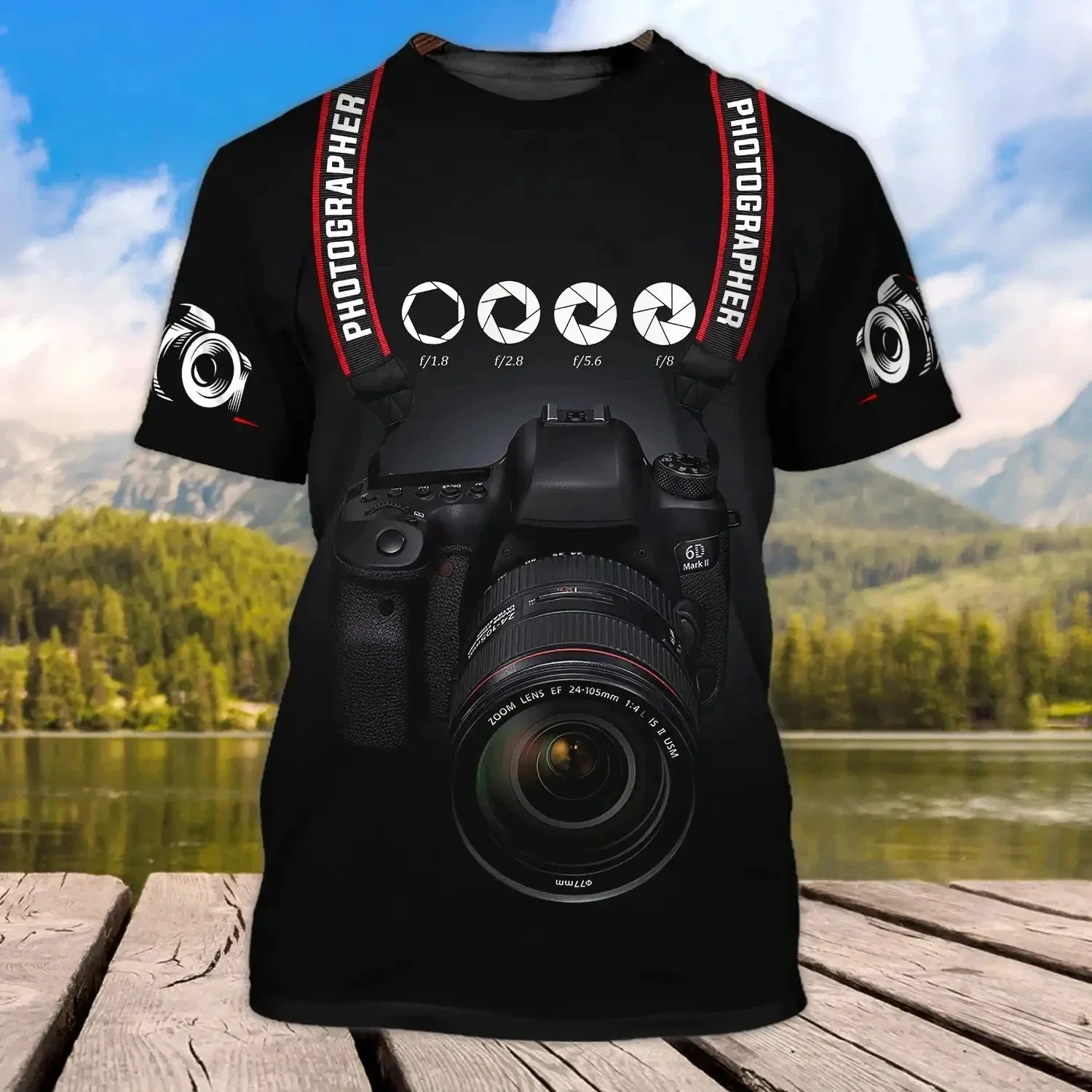 Fashion Camera Photography T-Shirts 3D Print Men's Short Sleeve T Shirt Streetwear Oversized Harajuku Y2k Tops Tees Men Clothing
Fashion Camera Photography T-Shirts 3D Print Men's Short Sleeve T Shirt Streetwear Oversized Harajuku Y2k Tops Tees Men Clothing