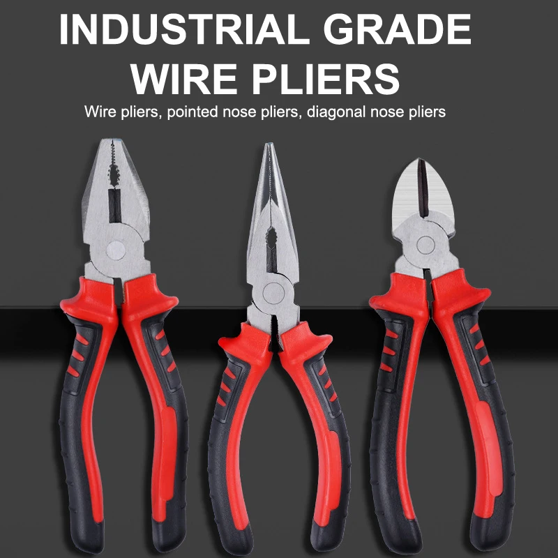 1Pc 6/8 Inch Electric Wire Pliers Diagonal Cutting Pliers Electrician Wire Cutter Multifunctional Hardware Hand Tools
1Pc 6/8 Inch Electric Wire Pliers Diagonal Cutting Pliers Electrician Wire Cutter Multifunctional Hardware Hand Tools