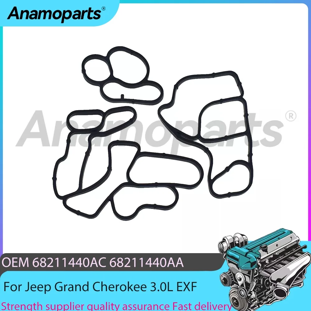 Engine Oil Cooler Gasket Set Fit 3.0L V6 Diesel For Jeep Grand Cherokee Wrangler Lancia Dodge Charger 300 Ram 3.0L EXF EXN 11-19
Engine Oil Cooler Gasket Set Fit 3.0L V6 Diesel For Jeep Grand Cherokee Wrangler Lancia Dodge Charger 300 Ram 3.0L EXF EXN 11-19