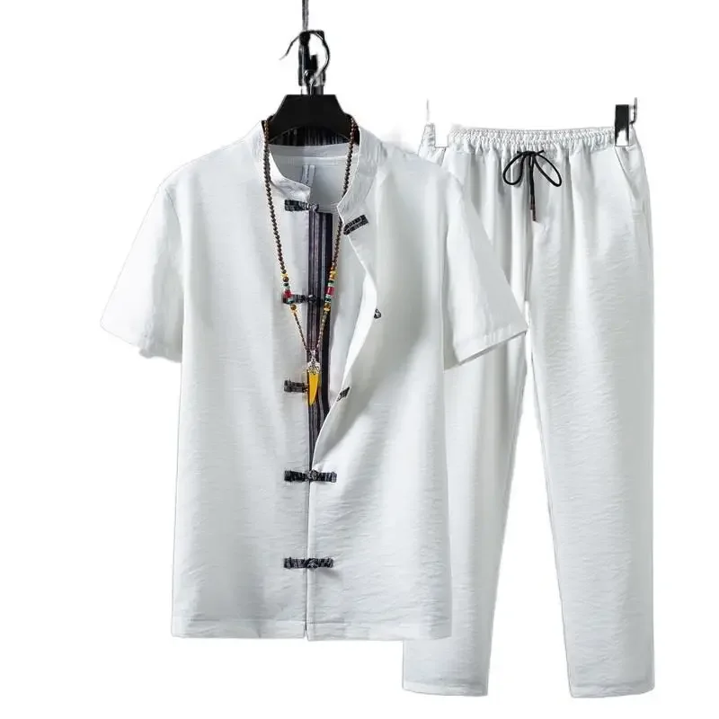 Mao Suit Tang Suit 2023 Summer Chinoiserie Vintage Thin Cotton Linen Suit Men's Casual Loose Versatile Short Sleeve Suit
Mao Suit Tang Suit 2023 Summer Chinoiserie Vintage Thin Cotton Linen Suit Men's Casual Loose Versatile Short Sleeve Suit