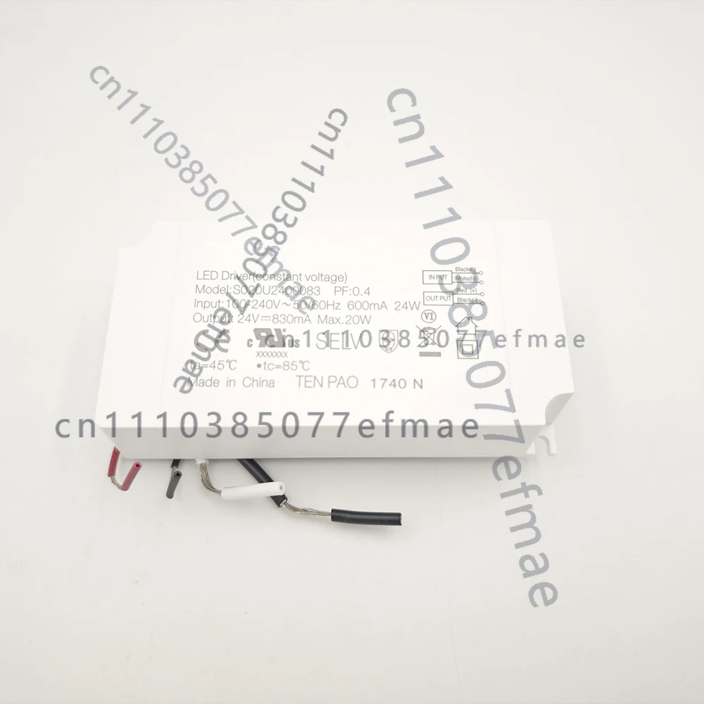 LED Driver(constant voltage) S020U2400083 S020CM2400083 S020YM2400083 24V 830mA
LED Driver(constant voltage) S020U2400083 S020CM2400083 S020YM2400083 24V 830mA