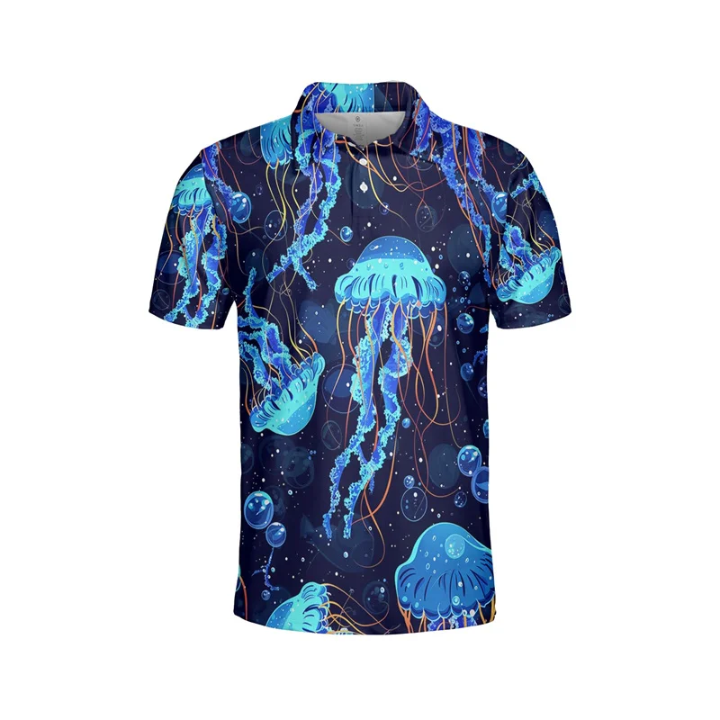 Beautiful Sea Animal Colorful Polo Shirt For Men Marine Life 3D Printed T-Shirts Summer Lapel Tops Oversized Short Sleeve Tees
Beautiful Sea Animal Colorful Polo Shirt For Men Marine Life 3D Printed T-Shirts Summer Lapel Tops Oversized Short Sleeve Tees