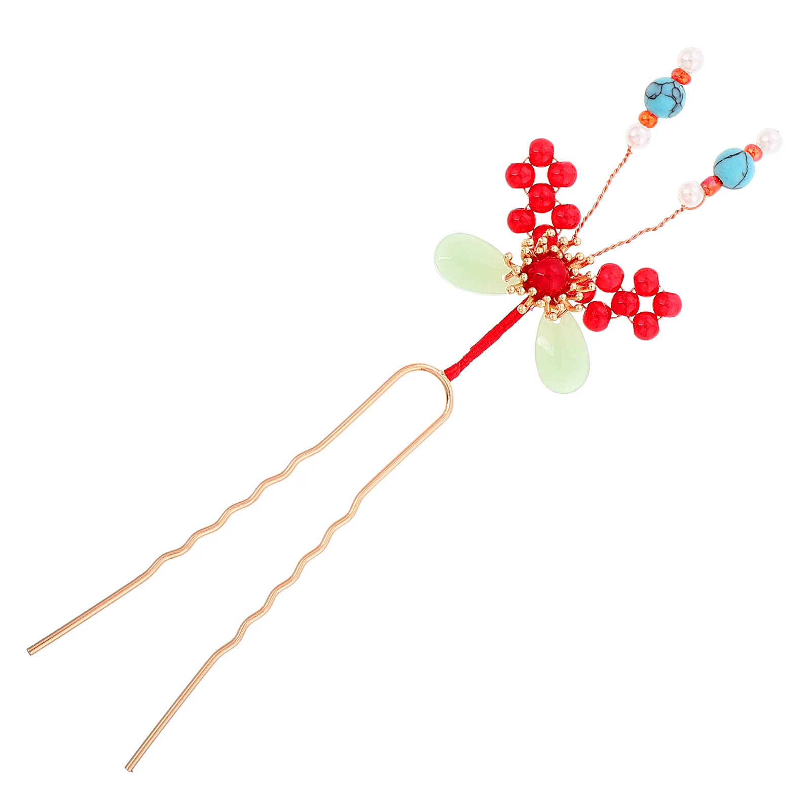 Hairpin Butterfly Accessories Styling for Women Vintage Handmade Red Beads Elegant Chinese Pins Child
Hairpin Butterfly Accessories Styling for Women Vintage Handmade Red Beads Elegant Chinese Pins Child