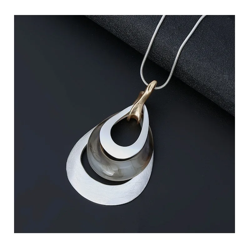 Pendant Sweater Chain Foreign Trade New Women's Metal Brushed Long Jewelry Retro Simple Necklace
Pendant Sweater Chain Foreign Trade New Women's Metal Brushed Long Jewelry Retro Simple Necklace