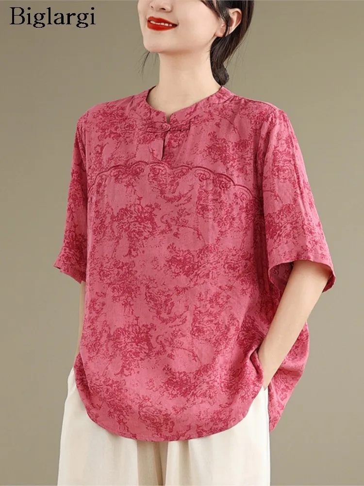 Oversized Summer Pullover T-Shirts Tops Women Floral Print Embroidery Fashion Ladies Blouses Short Sleeve Loose Woman Tops
Oversized Summer Pullover T-Shirts Tops Women Floral Print Embroidery Fashion Ladies Blouses Short Sleeve Loose Woman Tops