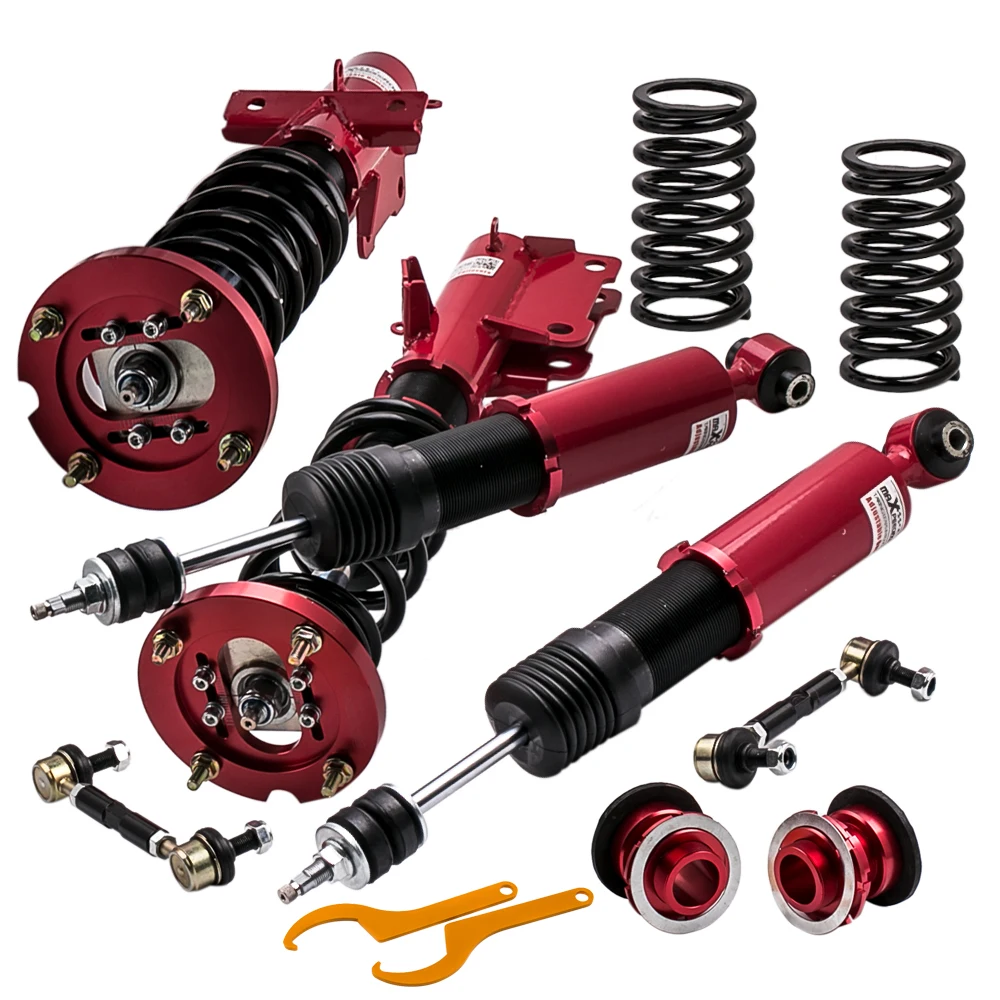 24 Ways Adjustable Damper Coilover Lowering Kit For Ford Mustang S-197 2005-2014 Shocks Absorbers
24 Ways Adjustable Damper Coilover Lowering Kit For Ford Mustang S-197 2005-2014 Shocks Absorbers