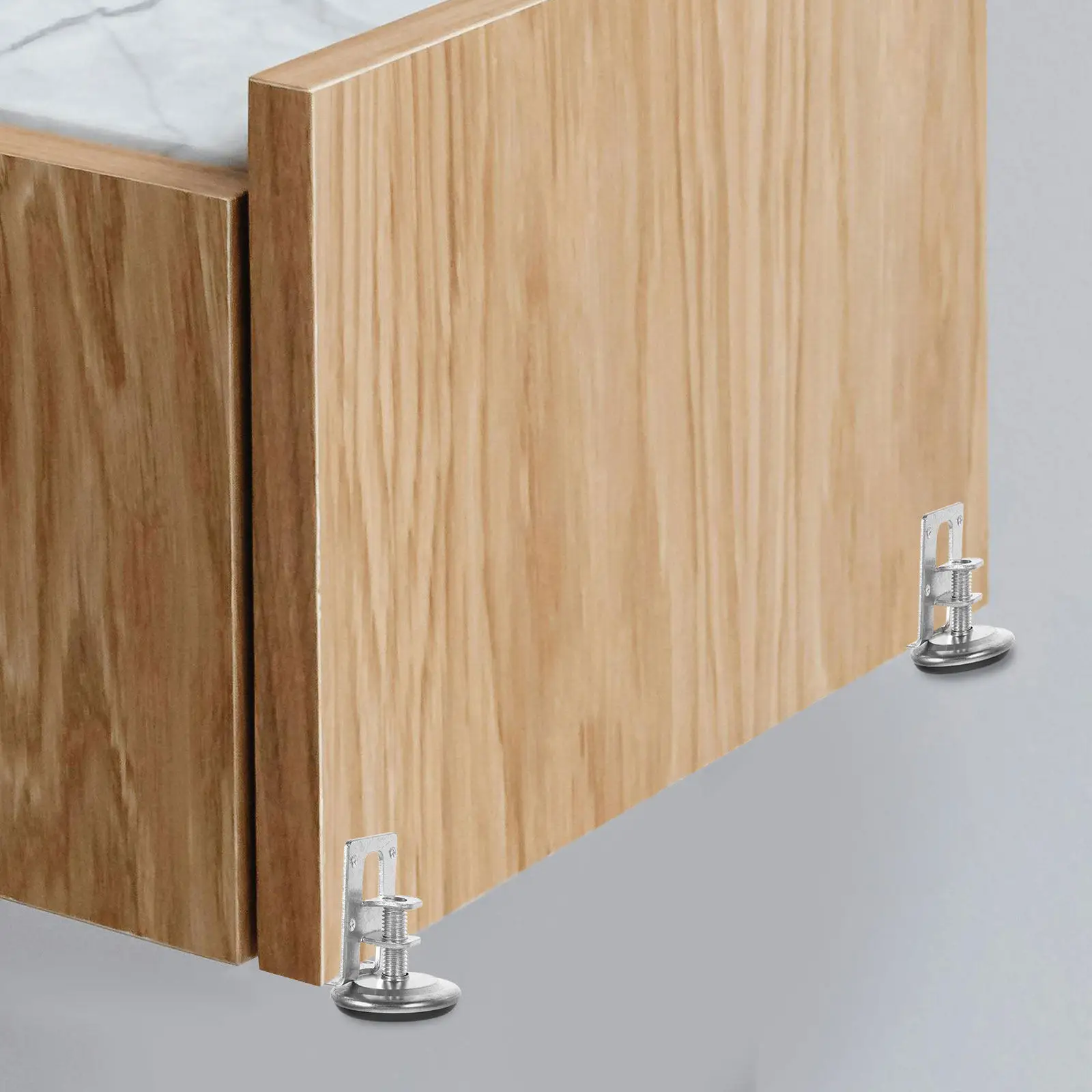 Комплект из 4 регулируемых опор для шкафов, сверхпрочные мебельные ножки из железа и АБС-пластика для тяжелых нагрузок, для шкафов, верстаков, книжных шкафов, полок
Комплект из 4 регулируемых опор для шкафов, сверхпрочные мебельные ножки из железа и АБС-пластика для тяжелых нагрузок, для шкафов, верстаков, книжных шкафов, полок