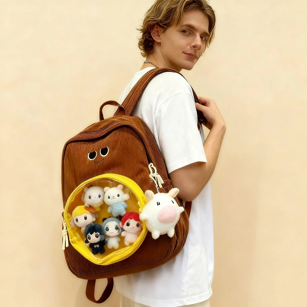 Kawaii рюкзак для отдыха, повседневный рюкзак JK Y2K с украшением, легкие рюкзаки большой вместимости, мягкие рюкзаки, новинка 2023 года
Kawaii рюкзак для отдыха, повседневный рюкзак JK Y2K с украшением, легкие рюкзаки большой вместимости, мягкие рюкзаки, новинка 2023 года