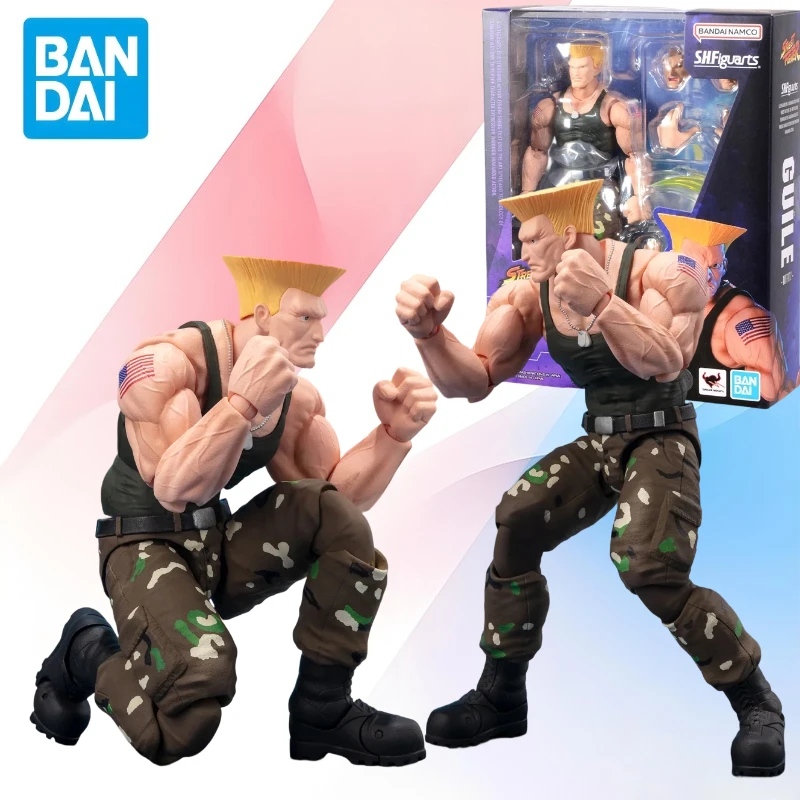 Original box in stock Bandai SHF STREET FIGHTER GUILE OUTFIT 2 Figure Finished Model kit PVC Anime full Action Toy Gift for kids
Original box in stock Bandai SHF STREET FIGHTER GUILE OUTFIT 2 Figure Finished Model kit PVC Anime full Action Toy Gift for kids