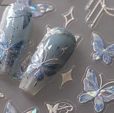 【WHB】Colorful Butterfly Nail Sticker Shine Relief Enhancement Adhesive Nail Decoration Salon DIY Stereoscopic
【WHB】Colorful Butterfly Nail Sticker Shine Relief Enhancement Adhesive Nail Decoration Salon DIY Stereoscopic