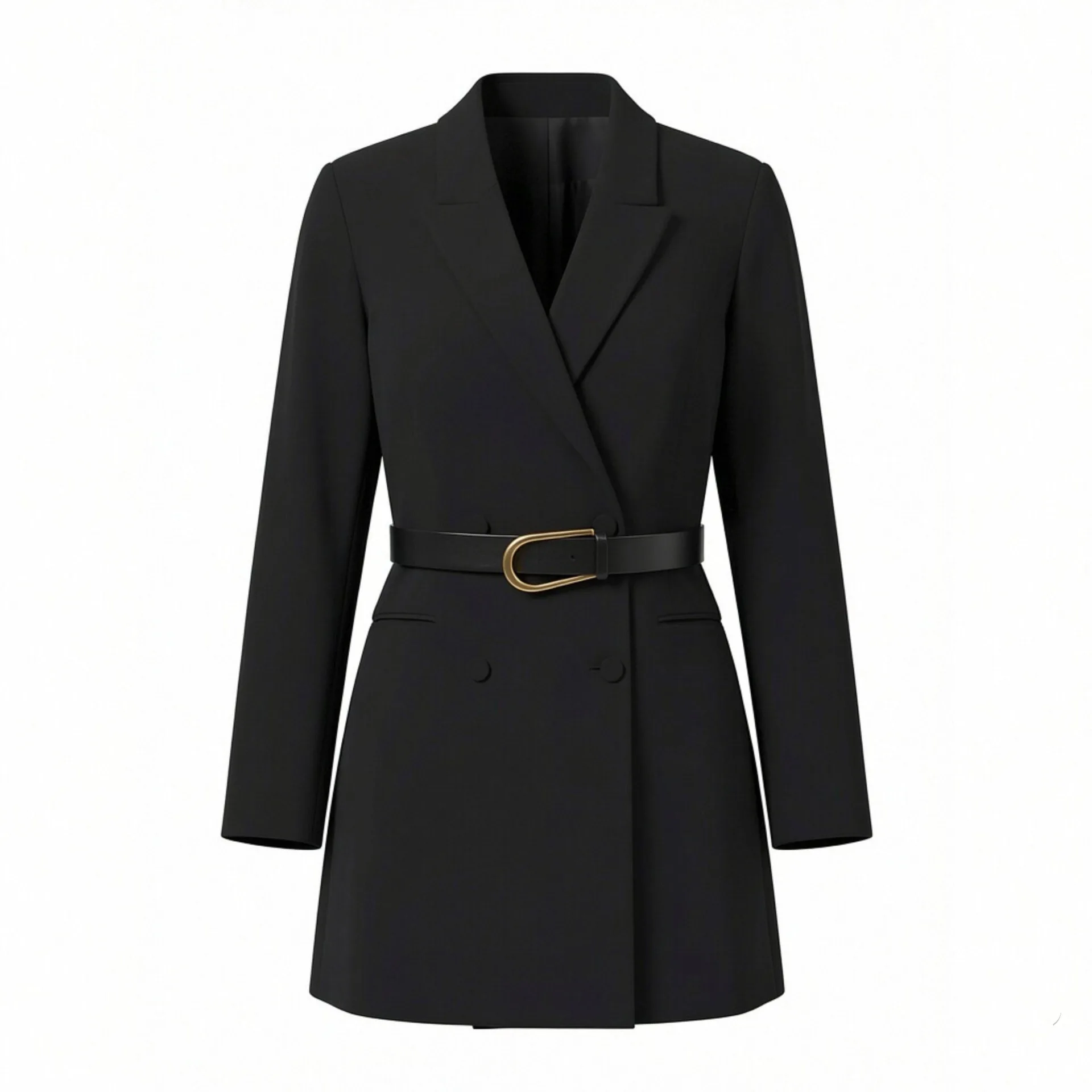 Withered Business Double Breasted V-neck Long Sleeved Suit Dress Woman Clothes Dress Elegant Party Dresses Vestidos Women Dress
Withered Business Double Breasted V-neck Long Sleeved Suit Dress Woman Clothes Dress Elegant Party Dresses Vestidos Women Dress