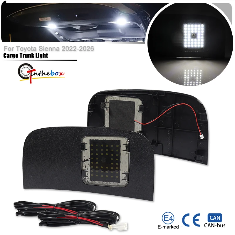 For Toyota Sienna 2021 2022 2023 2024 Car Accessories Trunk Ceiling Lighting Hatch Door LED Cargo Dome Lights Lamp Replacement
For Toyota Sienna 2021 2022 2023 2024 Car Accessories Trunk Ceiling Lighting Hatch Door LED Cargo Dome Lights Lamp Replacement