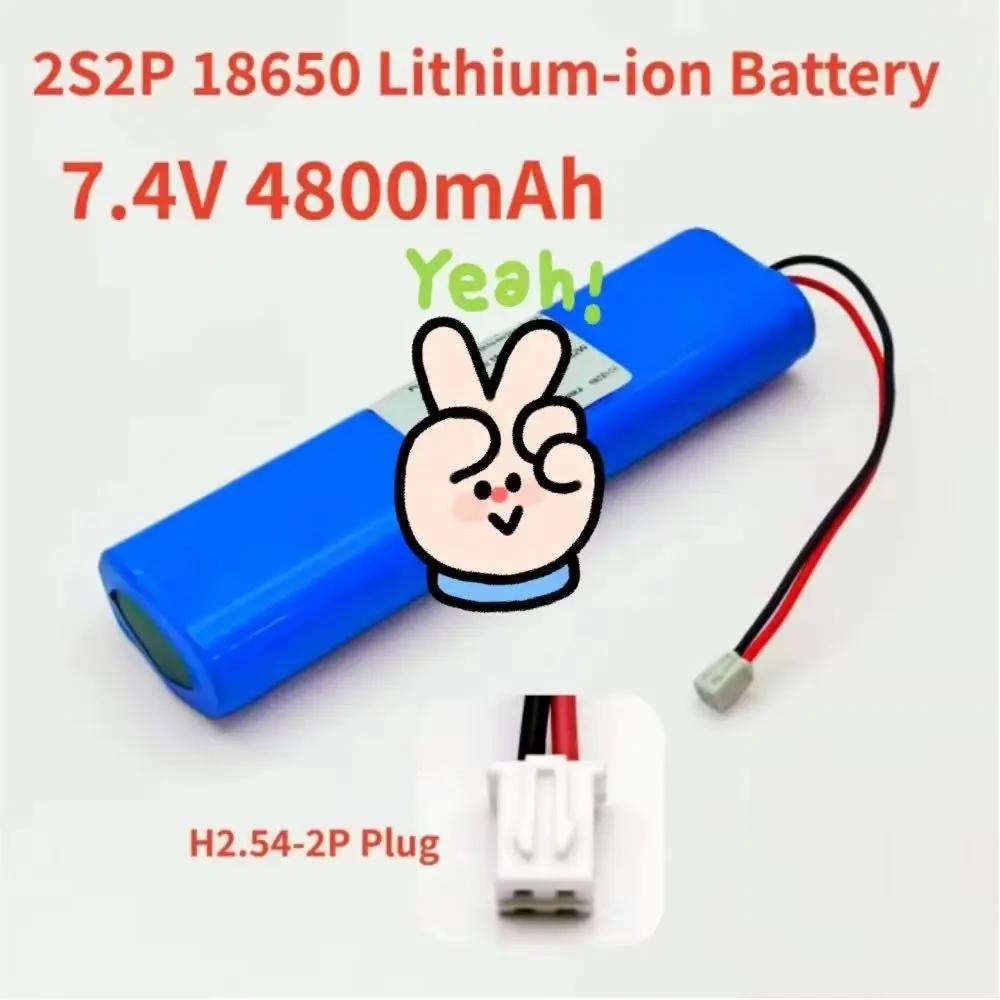 Lithium-Ion Battery for Headlights and CCTV Cameras, 2S2P, 18650, 4800mAh, 7.4V, High Capacity, Dual Series, Parallel Battery
Lithium-Ion Battery for Headlights and CCTV Cameras, 2S2P, 18650, 4800mAh, 7.4V, High Capacity, Dual Series, Parallel Battery