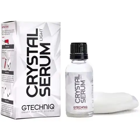 Gtechniq Crystal Serum Light Ceramic Coating for Cars Protect Car Paintwork High Shine Easy To Apply 50ml 5 Years Durability