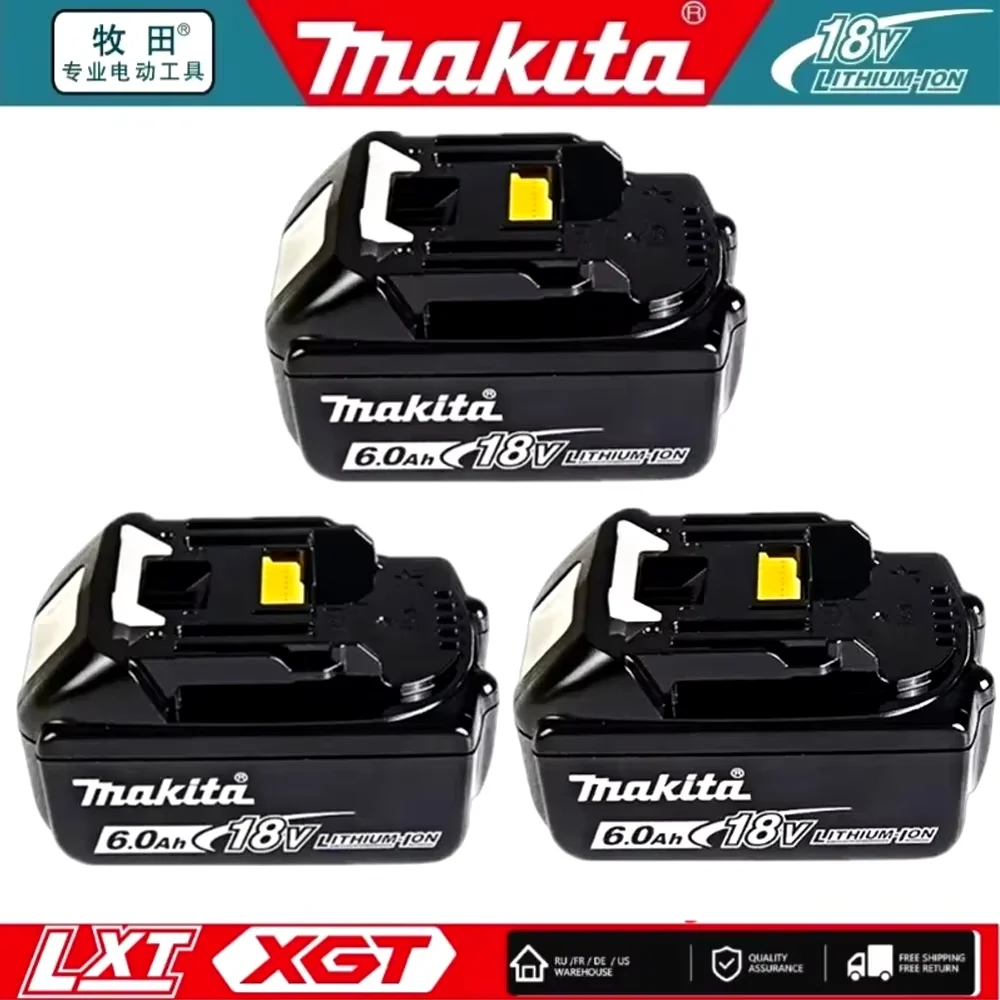 100% Genuine Makita 18V Battery BL1840 BL1830B BL1850B BL1850 BL1860 BL1815 Replacement Lithium Battery Makita 6Ah battery
100% Genuine Makita 18V Battery BL1840 BL1830B BL1850B BL1850 BL1860 BL1815 Replacement Lithium Battery Makita 6Ah battery
