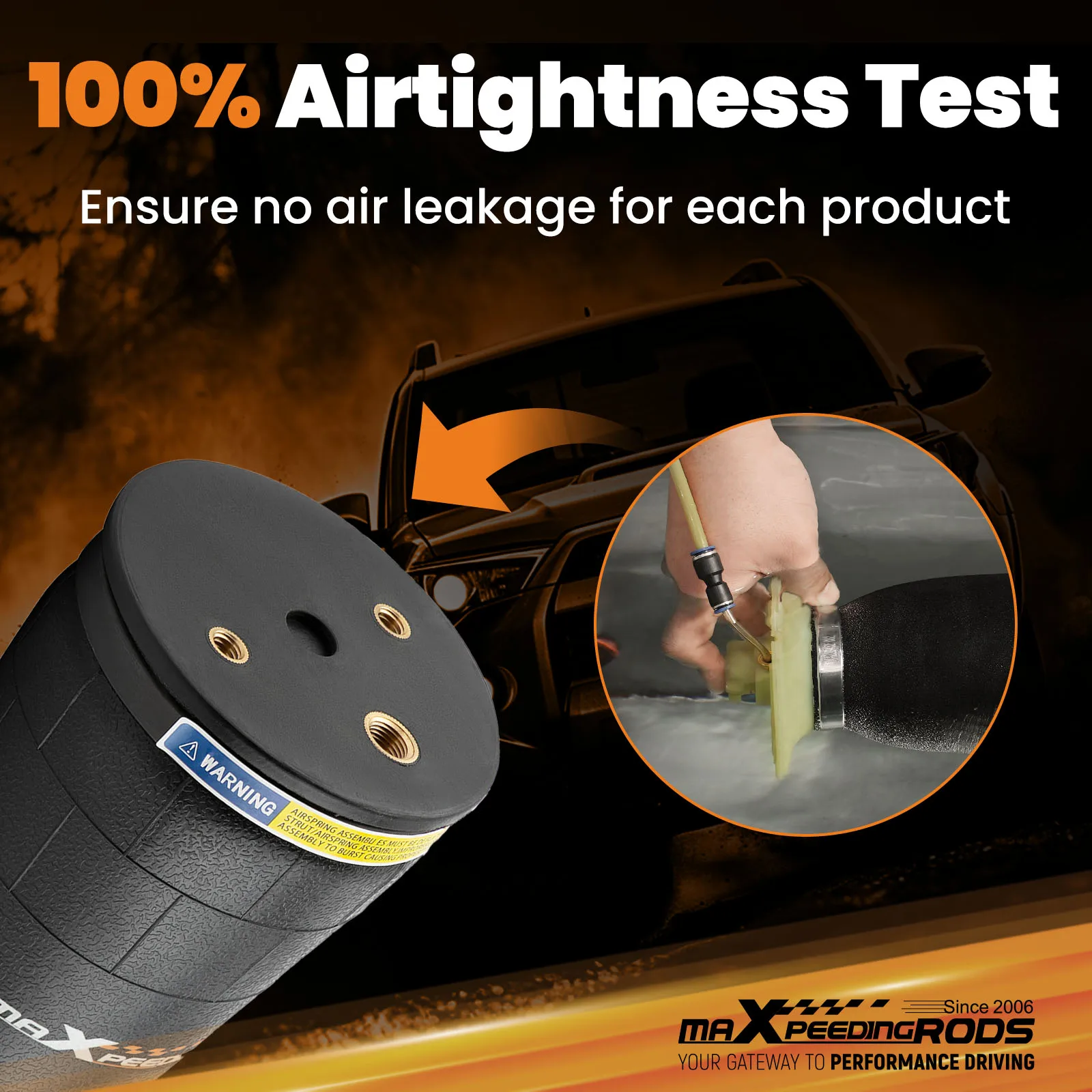 MaXpeedingrods Air Spring Bag Suspension for 1/4" NPT W21-760-9000 Heavy Duty
MaXpeedingrods Air Spring Bag Suspension for 1/4" NPT W21-760-9000 Heavy Duty