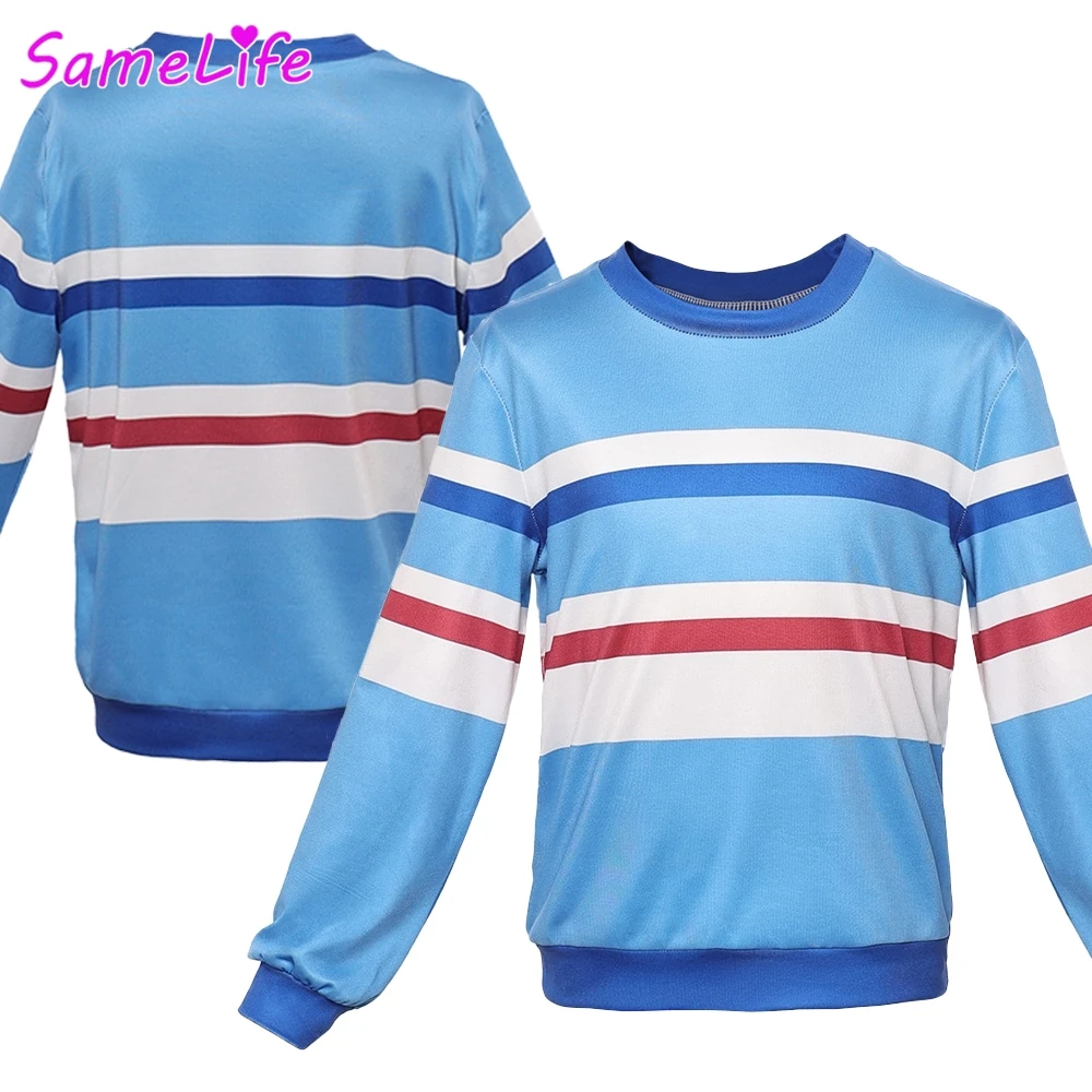 TV ST 1985 Will Byers Cosplay Fantasy Youth Bule Shirt Teen Costume Disguise Halloween 14 Years Fantasia Roleplay Party Outfits
TV ST 1985 Will Byers Cosplay Fantasy Youth Bule Shirt Teen Costume Disguise Halloween 14 Years Fantasia Roleplay Party Outfits