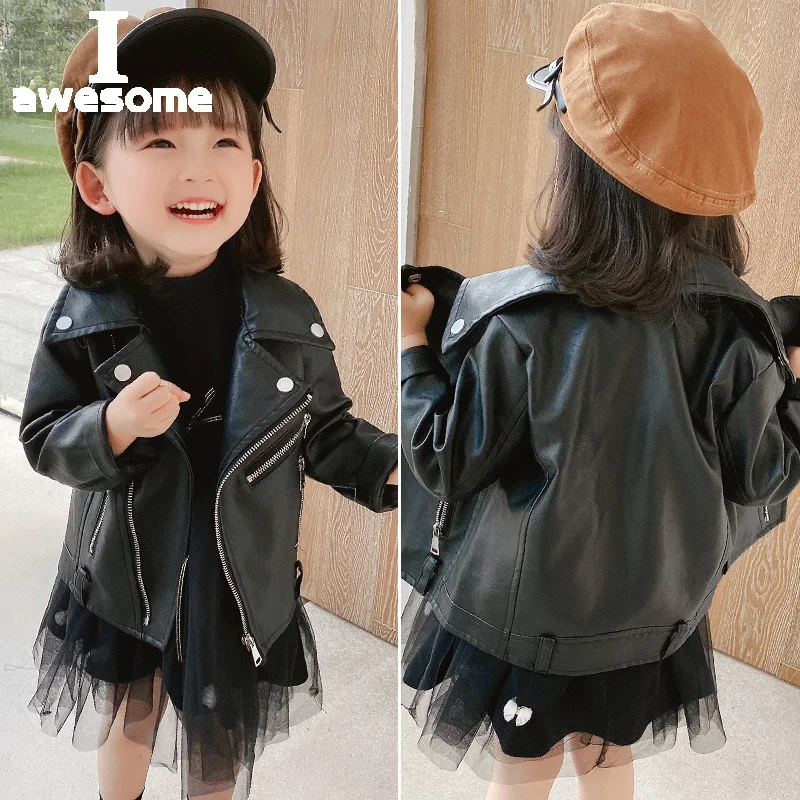 2022 Baby Girls Faux Leather Jacket Zipper Fly Coat For Girls Solid Color Childrens' Jacket Spring Autumn Kids Clothes Girl
2022 Baby Girls Faux Leather Jacket Zipper Fly Coat For Girls Solid Color Childrens' Jacket Spring Autumn Kids Clothes Girl
