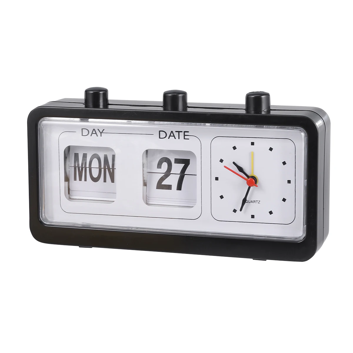 Creative Calendar Clock Manual Date Week Control Time Display Bedroom Desk Office Alarm Home Use Square Wall Clock
Creative Calendar Clock Manual Date Week Control Time Display Bedroom Desk Office Alarm Home Use Square Wall Clock