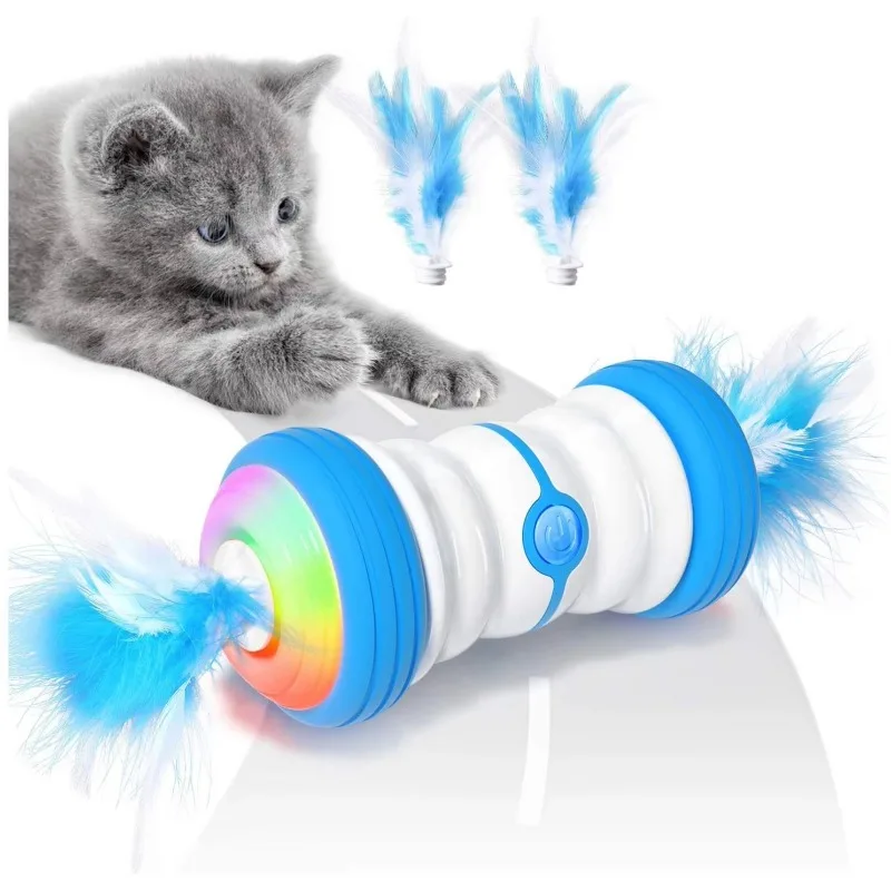 360-Degree Rotating Electric Robot Cat Feather Toy Modern & Fashionable Simple Design Plastic Interactive Pet Toy
360-Degree Rotating Electric Robot Cat Feather Toy Modern & Fashionable Simple Design Plastic Interactive Pet Toy