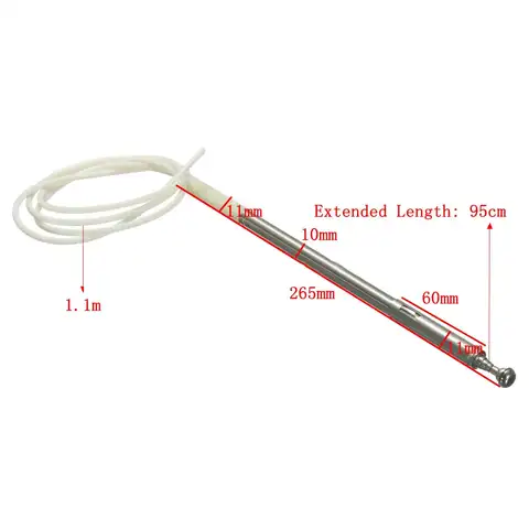 ZPN-01407 Mât de tige d'antenne automatique AM FM Signal MR 252201   Convient pour le remplacement Mitsubishi Pajero, pièces de rechange faciles à installer Premium