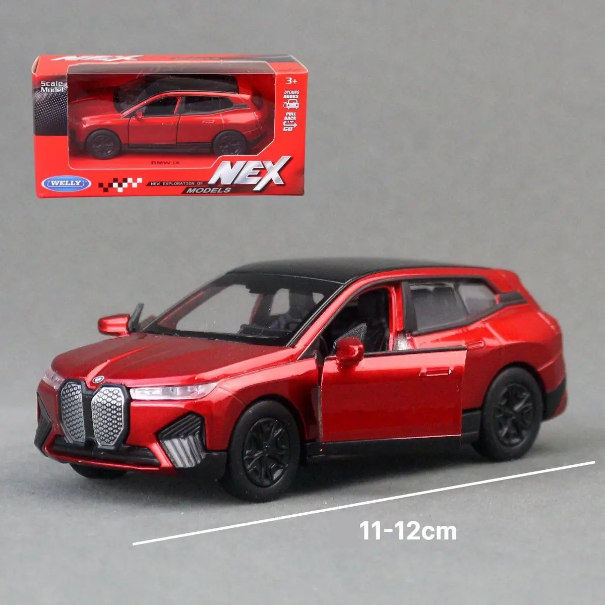 1/36 BMW IX SUV Sport Toy Car Model For Children Welly Diecast Miniature Vehicle Pull Back Collection Gift For Children Kid Boy
1/36 BMW IX SUV Sport Toy Car Model For Children Welly Diecast Miniature Vehicle Pull Back Collection Gift For Children Kid Boy