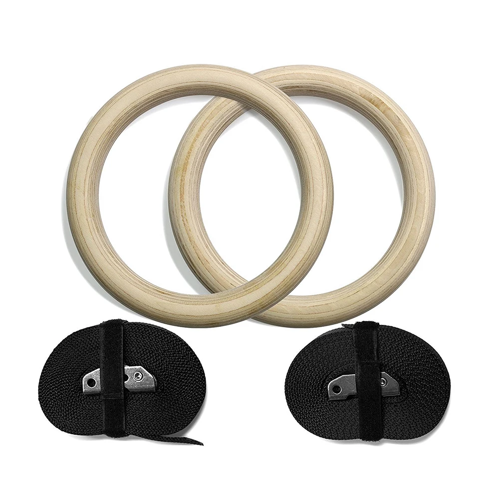 A Pair of Gymnastic Rings Rings with Adjustable Straps for Full Body Strength and Bodyweight Training Cross-Training Wo
A Pair of Gymnastic Rings Rings with Adjustable Straps for Full Body Strength and Bodyweight Training Cross-Training Wo