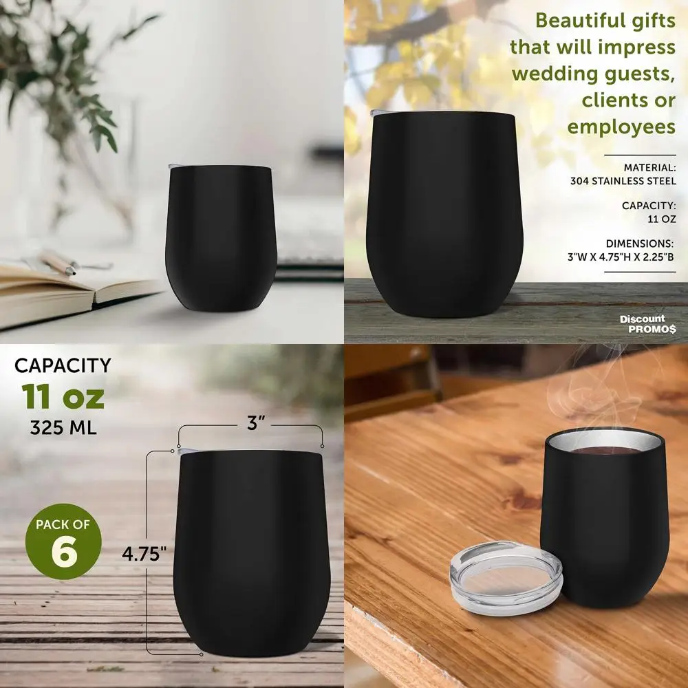 Набор из 6 стаканов Largo без ножки, 330 мл, с крышками — идеально для вина, коктейлей и напитков, черные
Набор из 6 стаканов Largo без ножки, 330 мл, с крышками — идеально для вина, коктейлей и напитков, черные