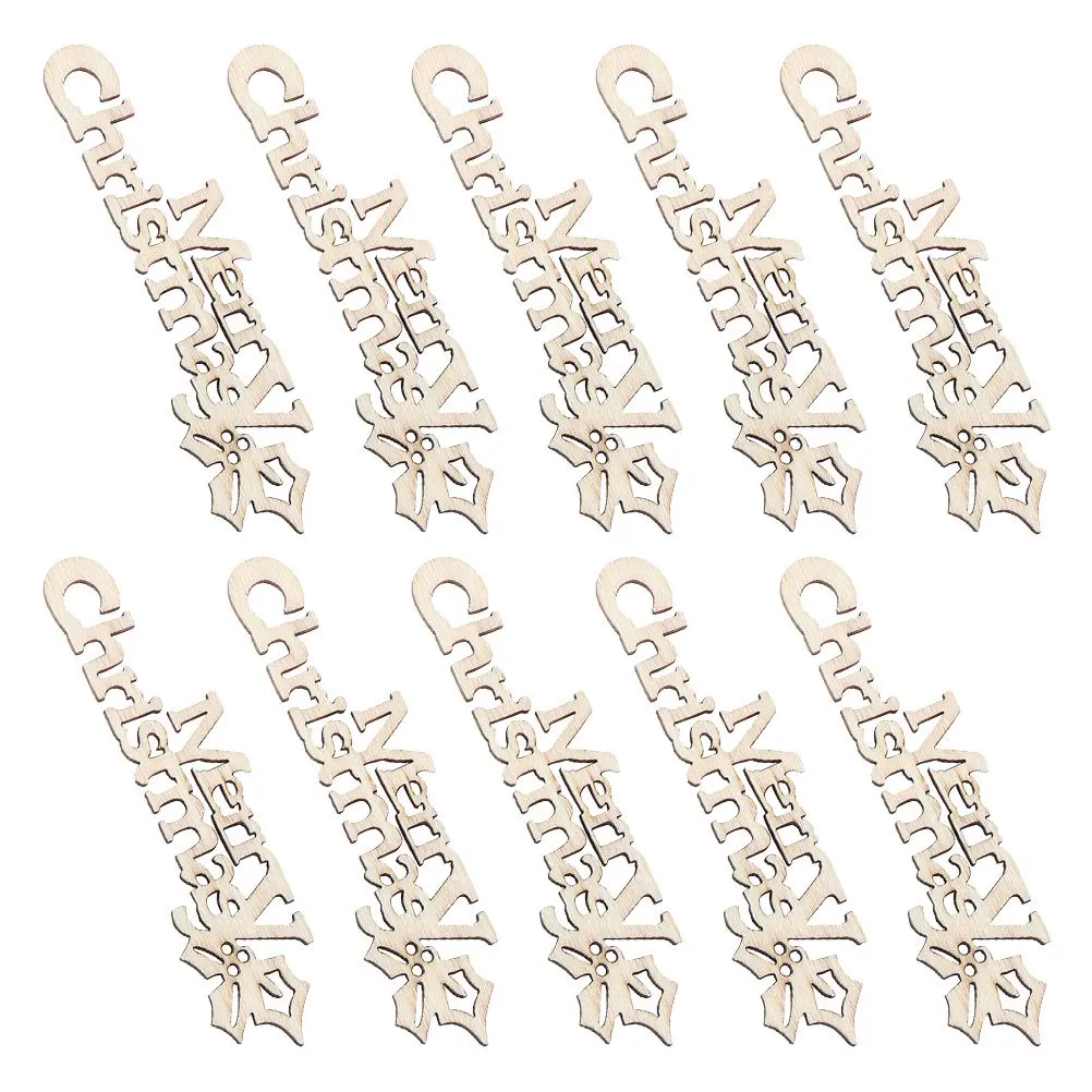 10Pcs Merry Christmas Wooden Cutout Unfinished Wood Slices for DIY Scrapbooking Ornaments Hand Craft Projects Decor
10Pcs Merry Christmas Wooden Cutout Unfinished Wood Slices for DIY Scrapbooking Ornaments Hand Craft Projects Decor