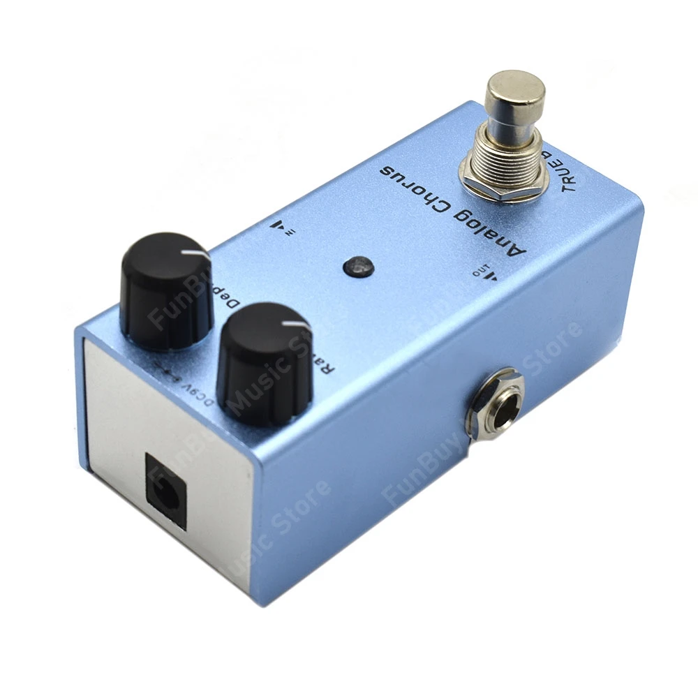 Analog Chorus Guitar Effect Pedal Mini Single DC 9V True Bypass for Electric Guitar with Free Pedal Knob
Analog Chorus Guitar Effect Pedal Mini Single DC 9V True Bypass for Electric Guitar with Free Pedal Knob