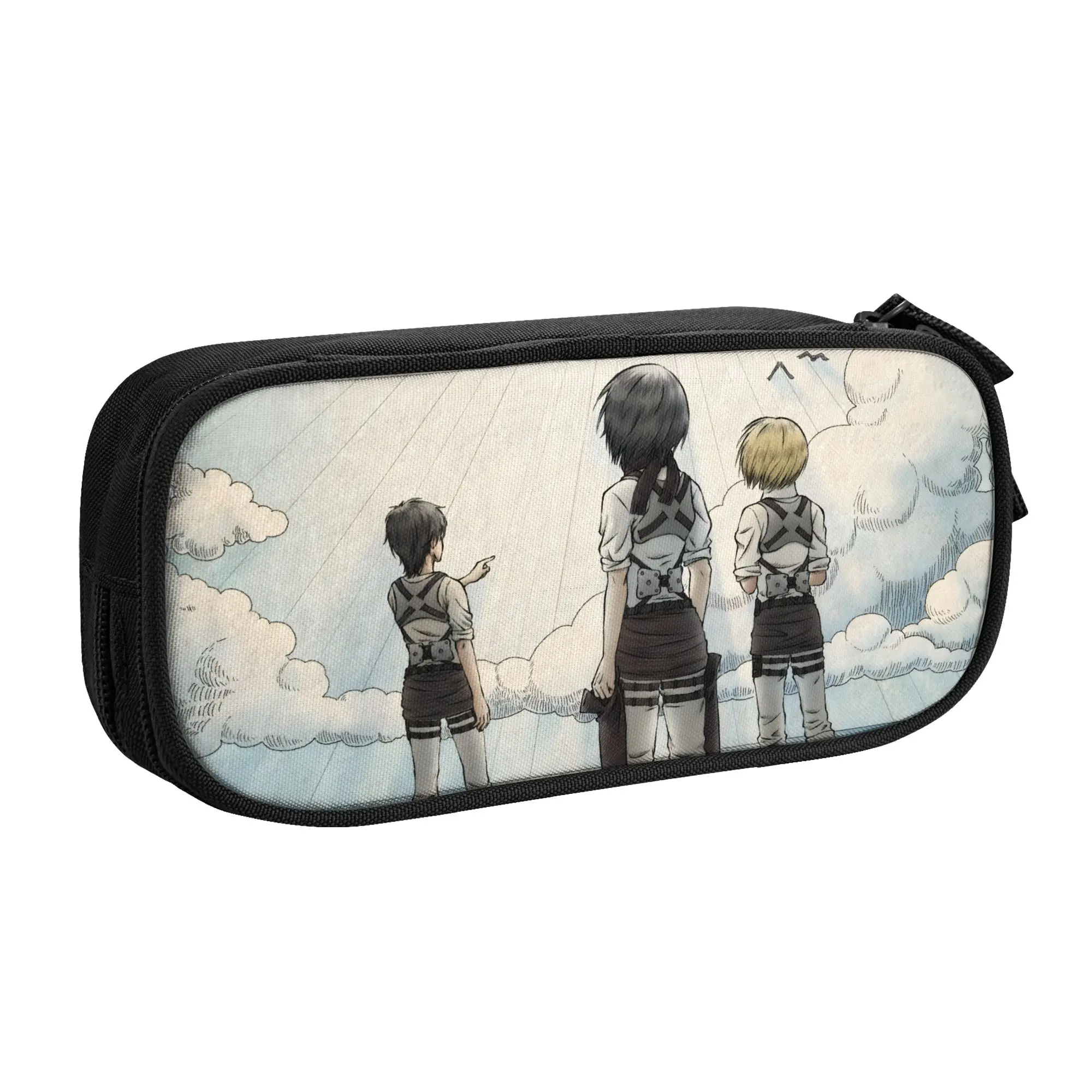1 Piece Trio Pencil Cases Pen Holder Storage Stationery Attack on Titan Supplies Large Storage Pen Box Pencil Bag for Students
1 Piece Trio Pencil Cases Pen Holder Storage Stationery Attack on Titan Supplies Large Storage Pen Box Pencil Bag for Students