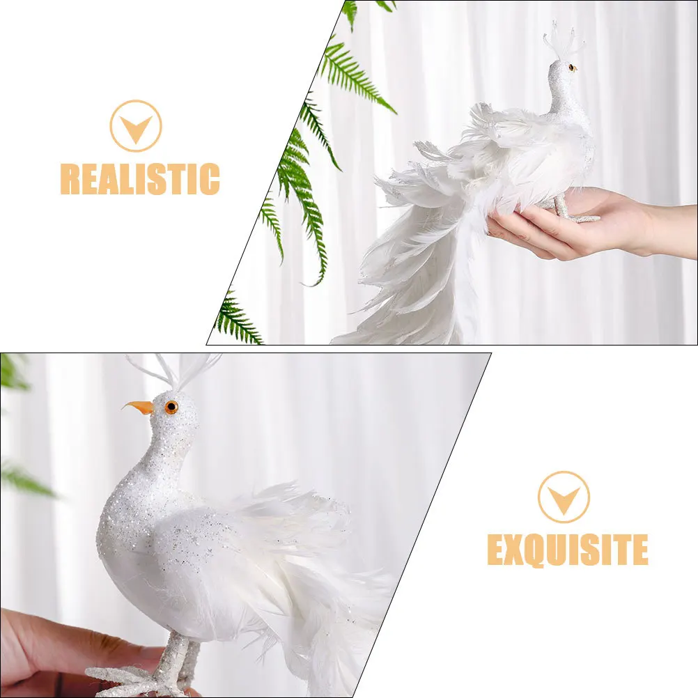 Simulated Craft For Home Garden Decoration Adorable Peacock Statue Indoor Ornament Diy Peacock Home Tabletop Decoration Decor
Simulated Craft For Home Garden Decoration Adorable Peacock Statue Indoor Ornament Diy Peacock Home Tabletop Decoration Decor