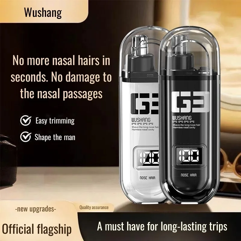 Nose hair trimmer men's electric shaving hair removal nostril scissors patch patch cleaning artifact unisex
Nose hair trimmer men's electric shaving hair removal nostril scissors patch patch cleaning artifact unisex