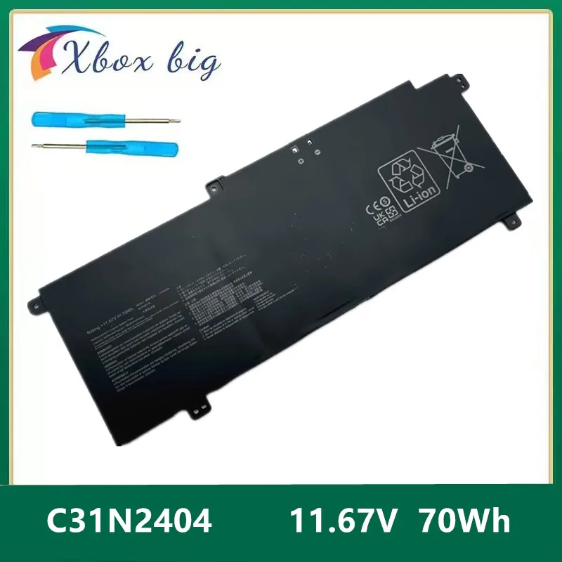 C31N2404 Laptop Battery For ASUS Zenbook 14 Air Snapdragon Edition UX3407QA 11.67V 70VWh
C31N2404 Laptop Battery For ASUS Zenbook 14 Air Snapdragon Edition UX3407QA 11.67V 70VWh