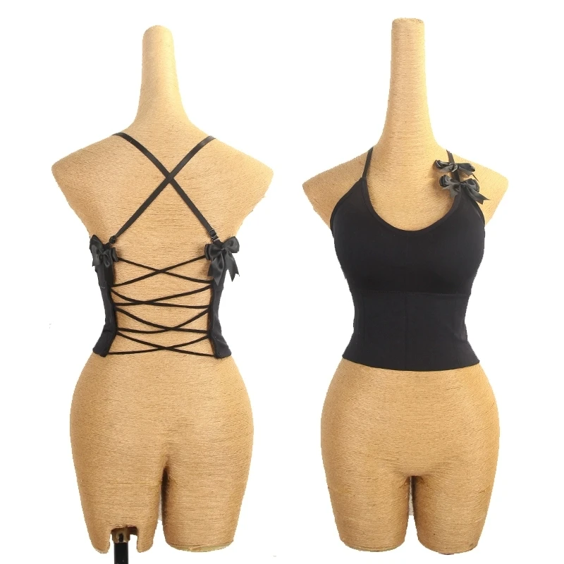 Latin Dance Modern Dance Practice Clothes Women's Exquisite Bow Sexy Bareback Top Tango Samba Cowboy Dance Practice Tank Top
Latin Dance Modern Dance Practice Clothes Women's Exquisite Bow Sexy Bareback Top Tango Samba Cowboy Dance Practice Tank Top