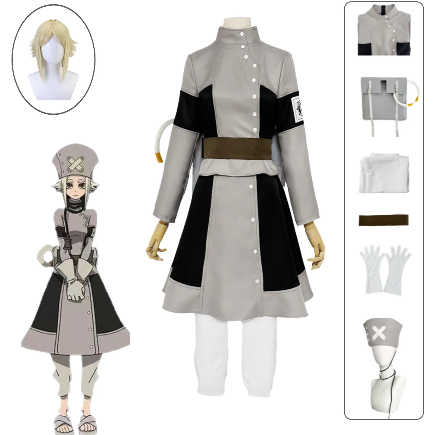 Gachiakuta Aisia Cosplay Costume Battle Team Dress Suit Wig Hat Set Ayxia Costume Halloween Party for Adult Women Girl Prop
Gachiakuta Aisia Cosplay Costume Battle Team Dress Suit Wig Hat Set Ayxia Costume Halloween Party for Adult Women Girl Prop