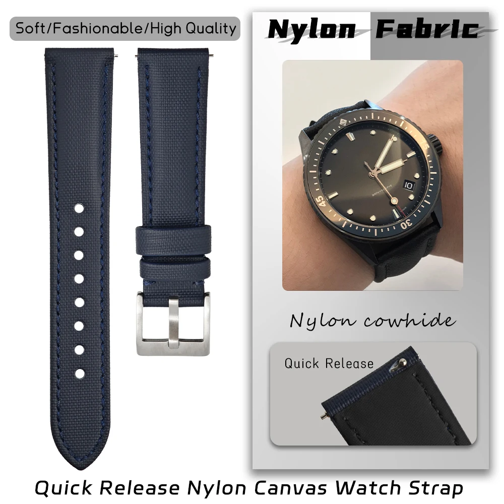 18mm 20mm 22mm Quick Release Soft Nylon Watch Strap for MIDO Longines Omega Speedmaster Hamilton Tissot Seiko Canvas Watchband
18mm 20mm 22mm Quick Release Soft Nylon Watch Strap for MIDO Longines Omega Speedmaster Hamilton Tissot Seiko Canvas Watchband
