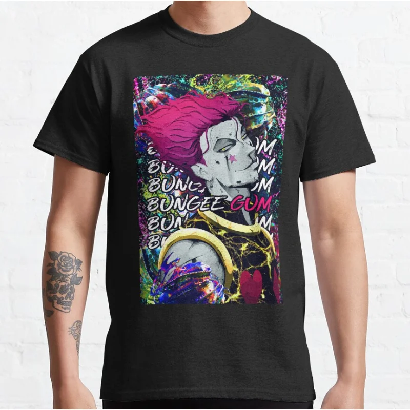 Bungee Gum 90s retro Anime hunter x hunter manga Hunters Short-sleeve crewneck T-shirt for men large size Adult Tops S-6xl
Bungee Gum 90s retro Anime hunter x hunter manga Hunters Short-sleeve crewneck T-shirt for men large size Adult Tops S-6xl