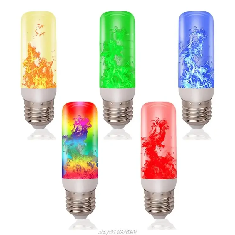 LED Flicker Flame Light Bulb E27 RGB Burning Effect Atmosphere Lights For Bedroom Xmas Party Decoration Simulation Flame Lamp
LED Flicker Flame Light Bulb E27 RGB Burning Effect Atmosphere Lights For Bedroom Xmas Party Decoration Simulation Flame Lamp