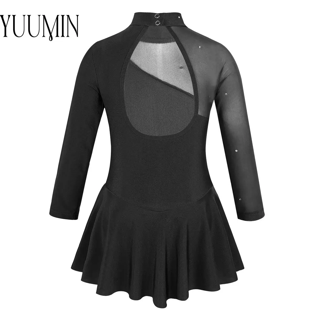 Girls Long Sleeves Figure Ice Skating Dress Ballet Dance Sparkly Rhinestone Mesh Tulle Ballet Gymnastics Leotard Ballroom Dress
Girls Long Sleeves Figure Ice Skating Dress Ballet Dance Sparkly Rhinestone Mesh Tulle Ballet Gymnastics Leotard Ballroom Dress