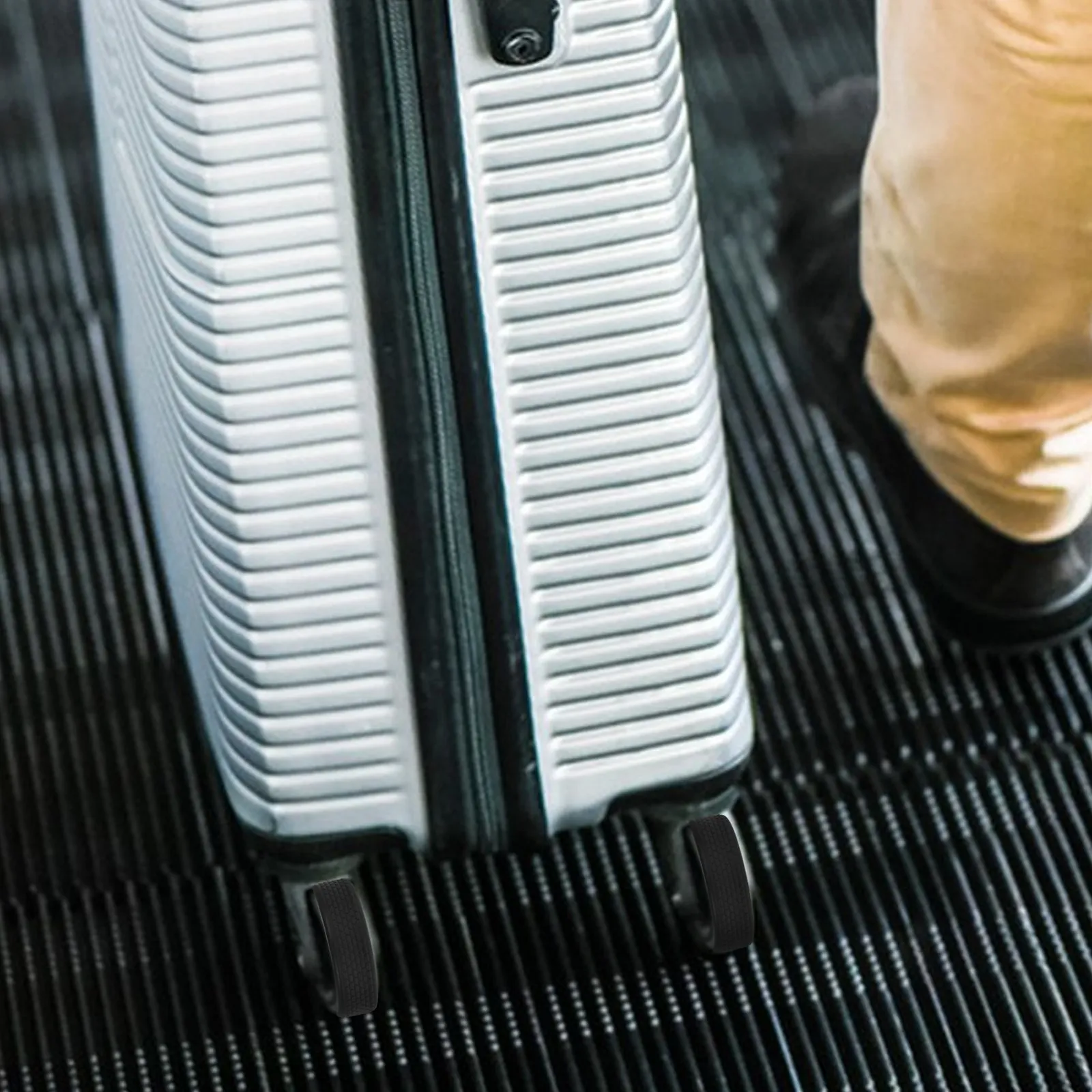 14Pcs Silicone Luggage Wheel Covers for Suitcase Travel Quiet Rolling Shock Absorption Wear Resistant Trendy Design Luggage
14Pcs Silicone Luggage Wheel Covers for Suitcase Travel Quiet Rolling Shock Absorption Wear Resistant Trendy Design Luggage