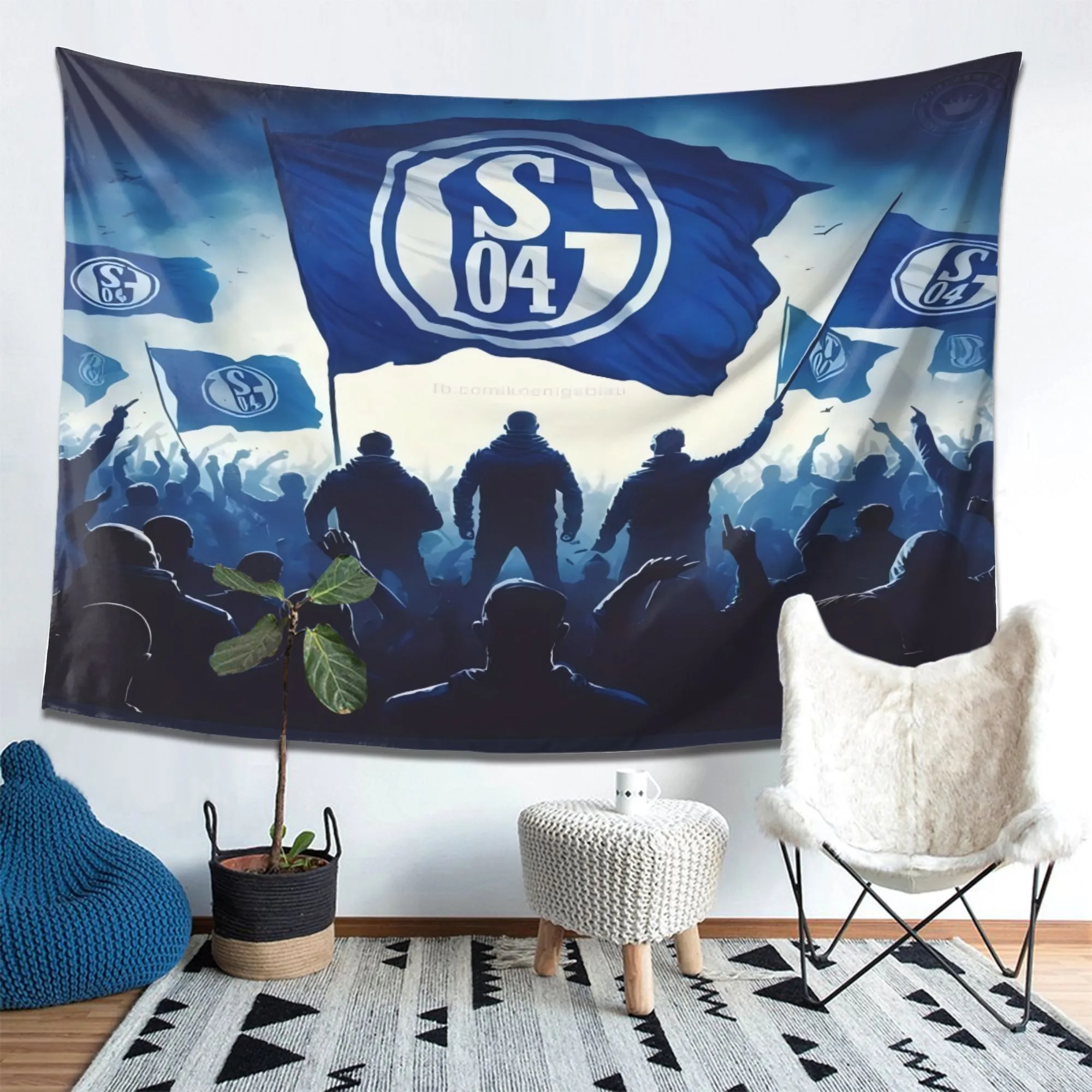 Официальный гобелен FC Schalke 04, персиково-бежевый тканевый настенный декор, яркий веер, дизайн для празднования и герба для гостиной
Официальный гобелен FC Schalke 04, персиково-бежевый тканевый настенный декор, яркий веер, дизайн для празднования и герба для гостиной
