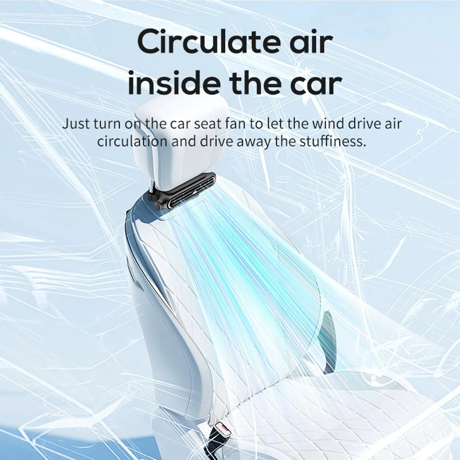 Backseat Fan USB 3 Speeds Baby Car Seat Fans Automotive Auxiliary Parts For Boat RV Camping Hot Weather Outdoor Activities
Backseat Fan USB 3 Speeds Baby Car Seat Fans Automotive Auxiliary Parts For Boat RV Camping Hot Weather Outdoor Activities