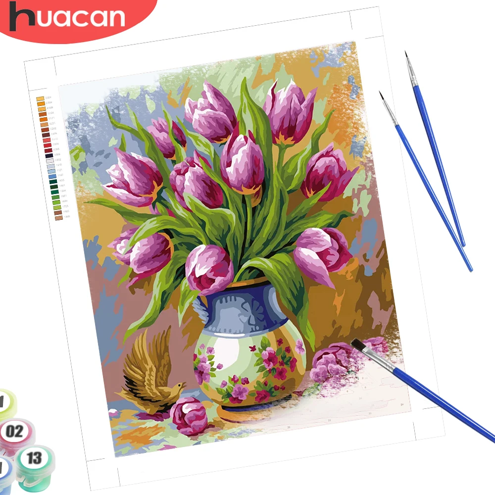 HUACAN картины, краски по номерам, фиолетовые цветы, современные наборы ручной росписи, картина маслом на холсте, цветочный домашний декор, искусство
HUACAN картины, краски по номерам, фиолетовые цветы, современные наборы ручной росписи, картина маслом на холсте, цветочный домашний декор, искусство