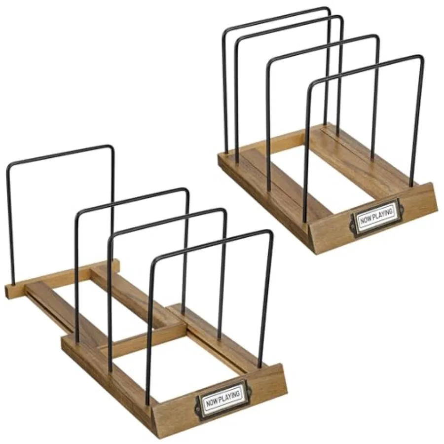 Vinyl Wood Expandable Record Storage - LP Album Rack and Scratch-Resistant Vinyl Holder Stand - For Record Collection Organisat
Vinyl Wood Expandable Record Storage - LP Album Rack and Scratch-Resistant Vinyl Holder Stand - For Record Collection Organisat